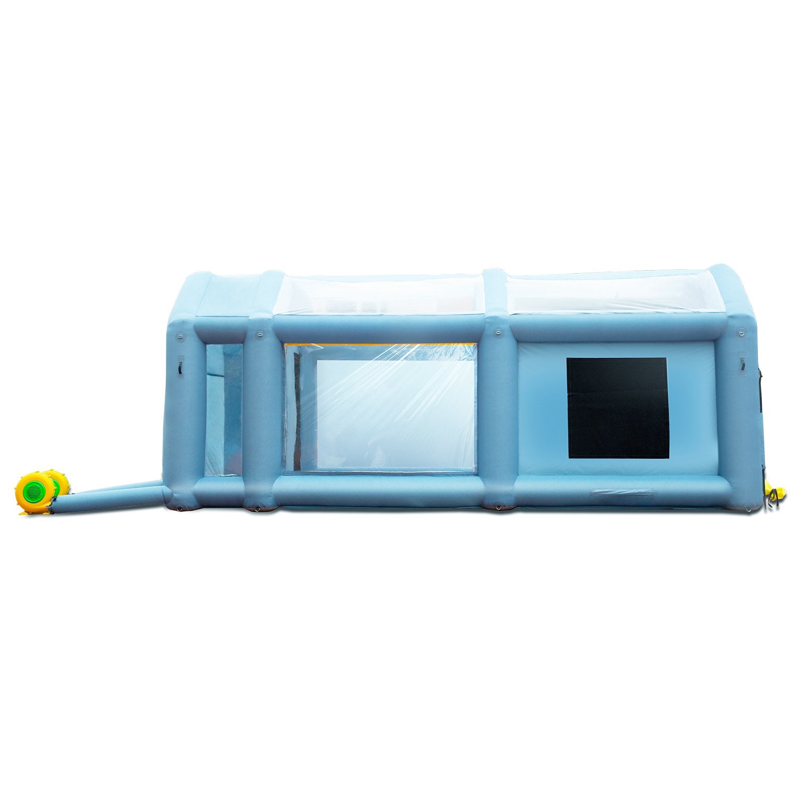 Inflatable Spray Booth Car Paint Tent 20x10x8ft Filter System 2 Blowers