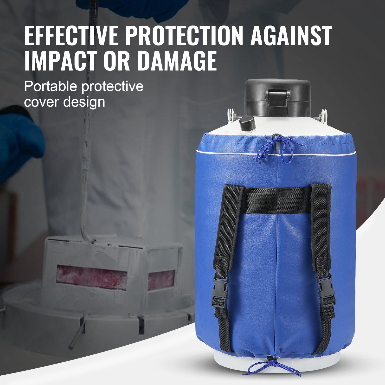 10L Liquid Nitrogen Storage Dewar