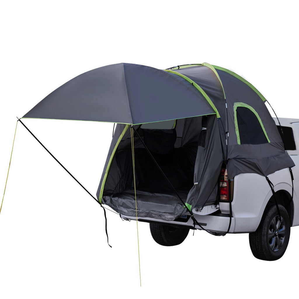 Truck Tent 8.0-8.2ft Waterproof PU2000 Truck Bed Camping Tent 2-3 Person