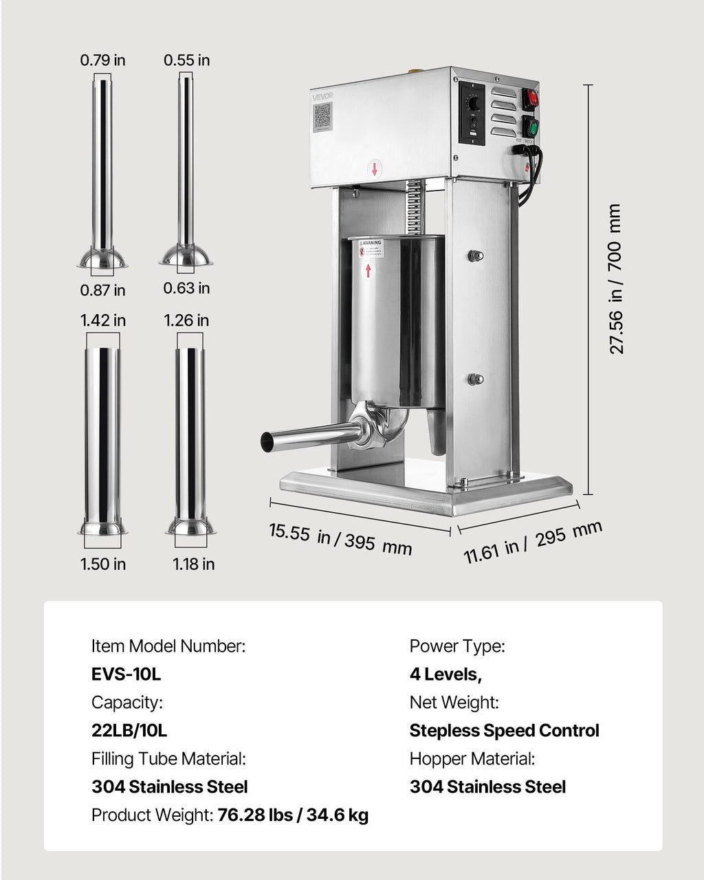 10L Electric Sausage Stuffer