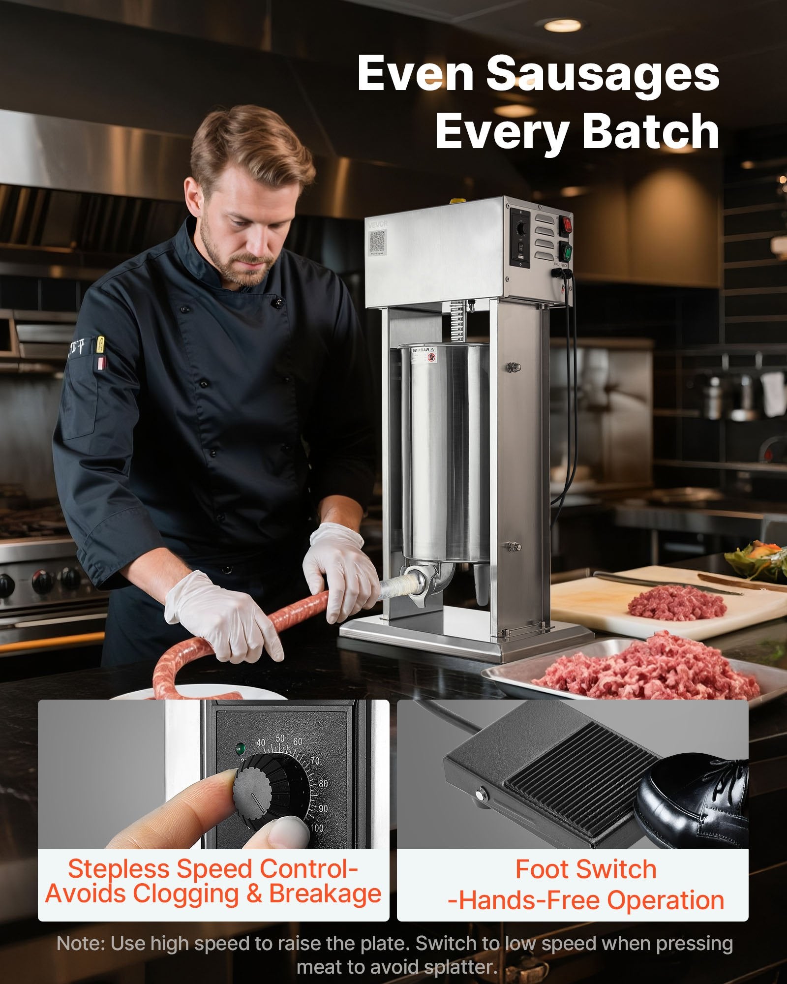 15L Electric Sausage Stuffer
