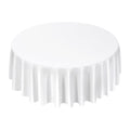 2-Pack White Round Tablecloths – 305cm