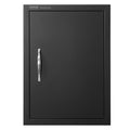 BBQ Access Door, 415x570 mm Single Outdoor Kitchen Door, Cold Plate Flush Mount Door, Wall Vertical Door with Handle, for BBQ Island, Grilling Station, Outside Cabinet