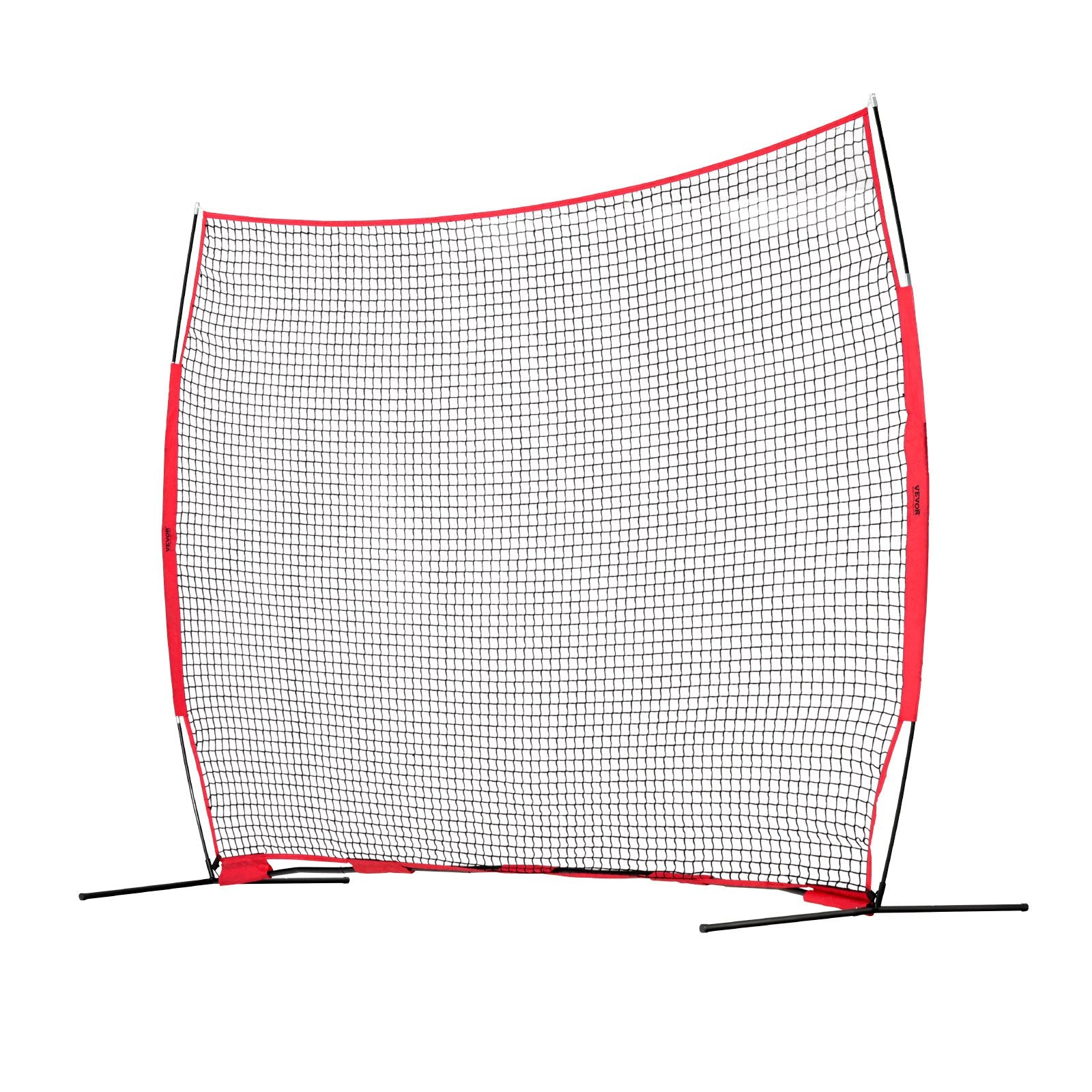 Barricade Backstop Net, 12x9 ft Ball Sports Barrier Netting, Portable Practice Equipment with Carry Bag, Protection Screen for Baseball Softball Lacrosse Soccer Hockey Training, for Backyard