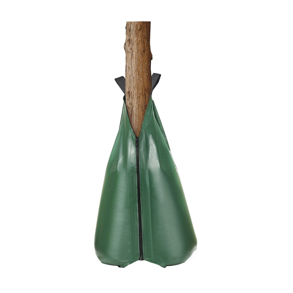 Tree Watering Bag, 12 Packs 20 Gallons Watering Bags for New Trees, 5-9 Hours Slow Release Refillable Tree Drip Irrigation Bags with Zipper, Durable Tree Watering System for Deep Root Targeting