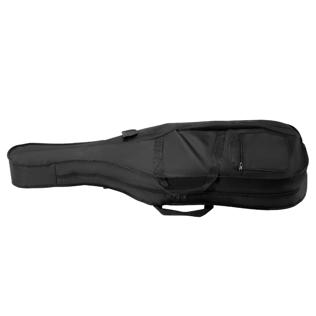4/4 Full Size Cello Case, Nylon Waterproof, Lightweight Portable Travel Carrying Bag, with Reinforced Handle, Dual Shoulder Straps, Anti-Scratch, Professional Cello-Shape, for Cello, Black