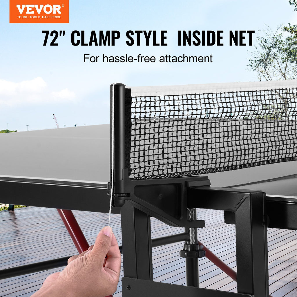 Ping Pong Table Foldable Table Tennis Game Table Indoor Outdoor with Net