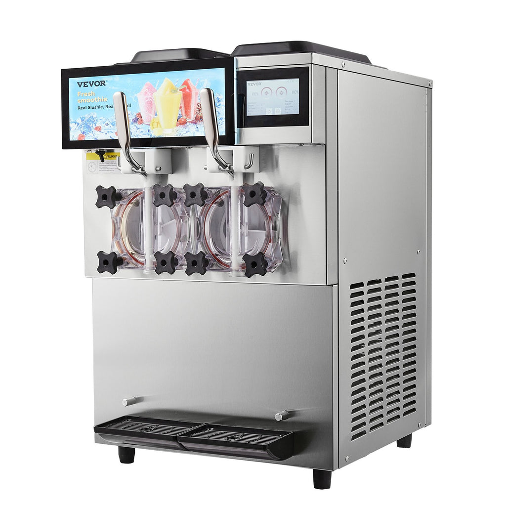 24L Commercial Slushy Machine – Dual Tank