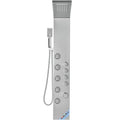 Shower Panel System, 4 Shower Modes Shower Panel Tower, Rainfall, Waterfall, 5 Full Body Massage Jets and 3-Setting Handheld Shower Head with 59" Hose, Stainless Steel Wall-Mounted Shower Set