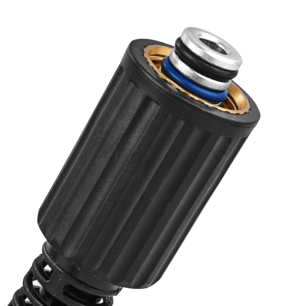 Pressure Washer Hose, 25 FT, 1/4" Kink Free M22-14mm Brass Thread Replacement For Most Brand Pressure Washers, 3/4'' Bending Radius, 3600 PSI Heavy Duty Power Washer Extension Replacement Hose