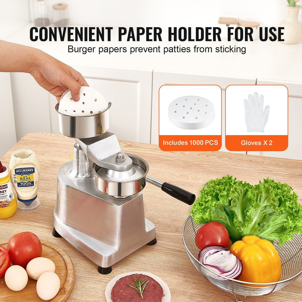 100mm Commercial Burger Patty Press