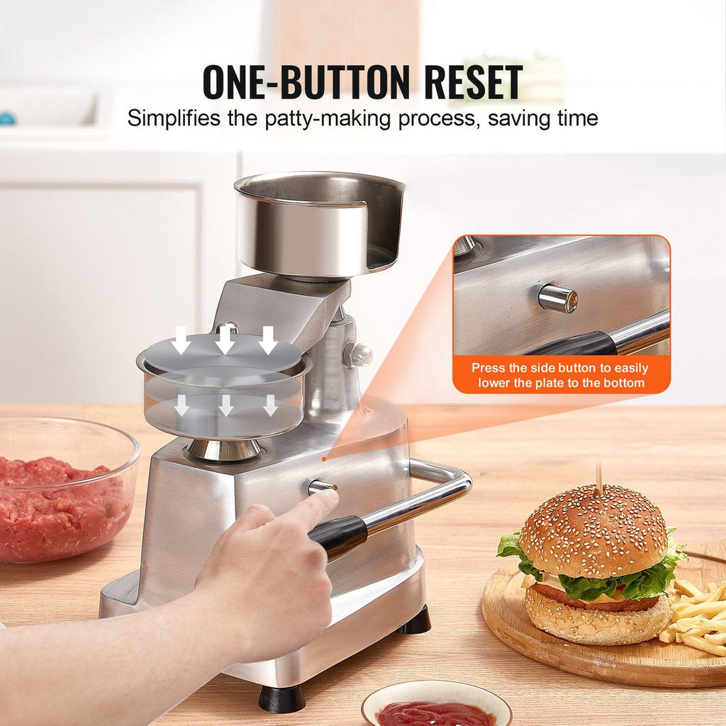 100mm Commercial Burger Patty Press