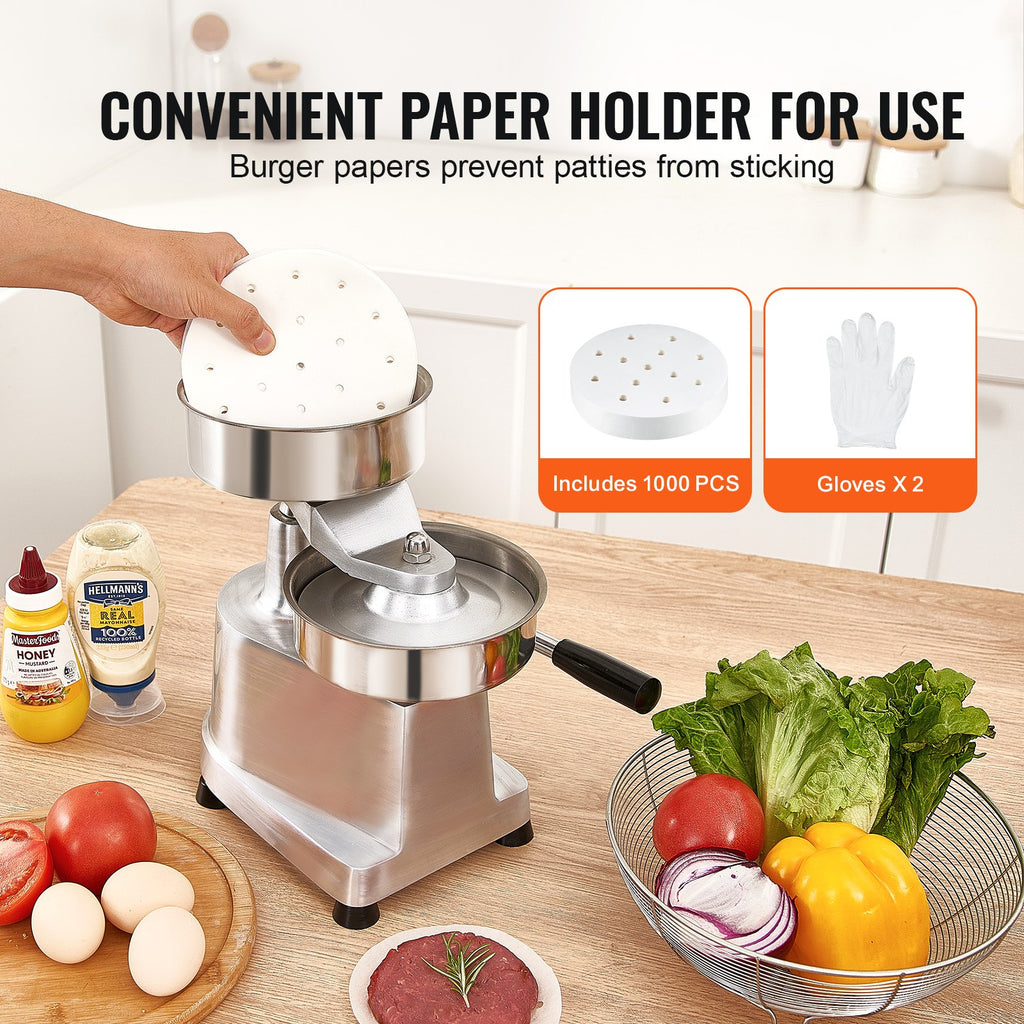150mm Commercial Burger Patty Press