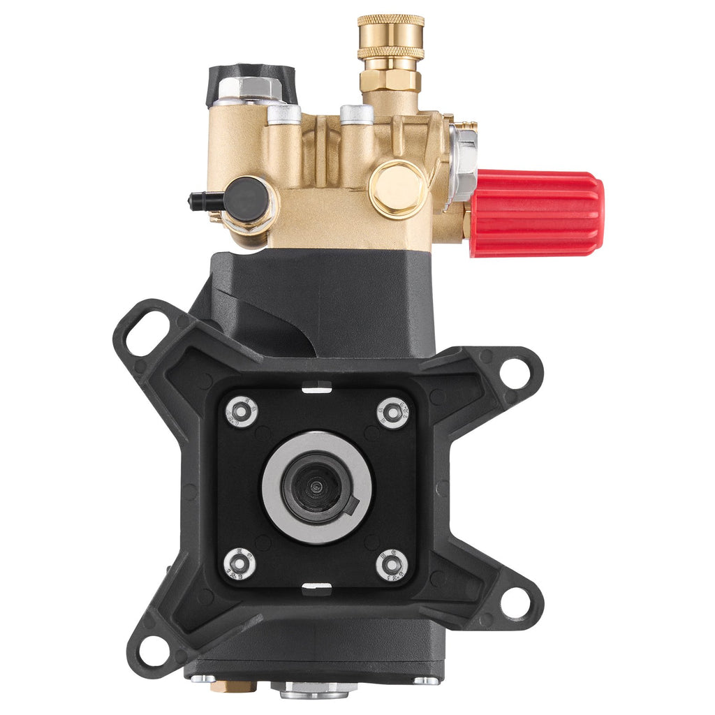 Pressure Washer Pump, 1" Shaft Horizontal Triplex Plunger, 4000 PSI, 4.0GPM, Replacement Power Washer Pumps Kit with Hardware, Compatible with Simpson MorFlex 40224, 40225, 40226, Santoprene