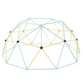 Climbing Dome, 305cm Geometric Dome Climber, 453kg Loading Jungle Gym Playground with 2 Basketballs & Octopus Net, Easy-Assembly Outdoor Backyard Climbing Equipment for Kids 3 to 10 Years Old