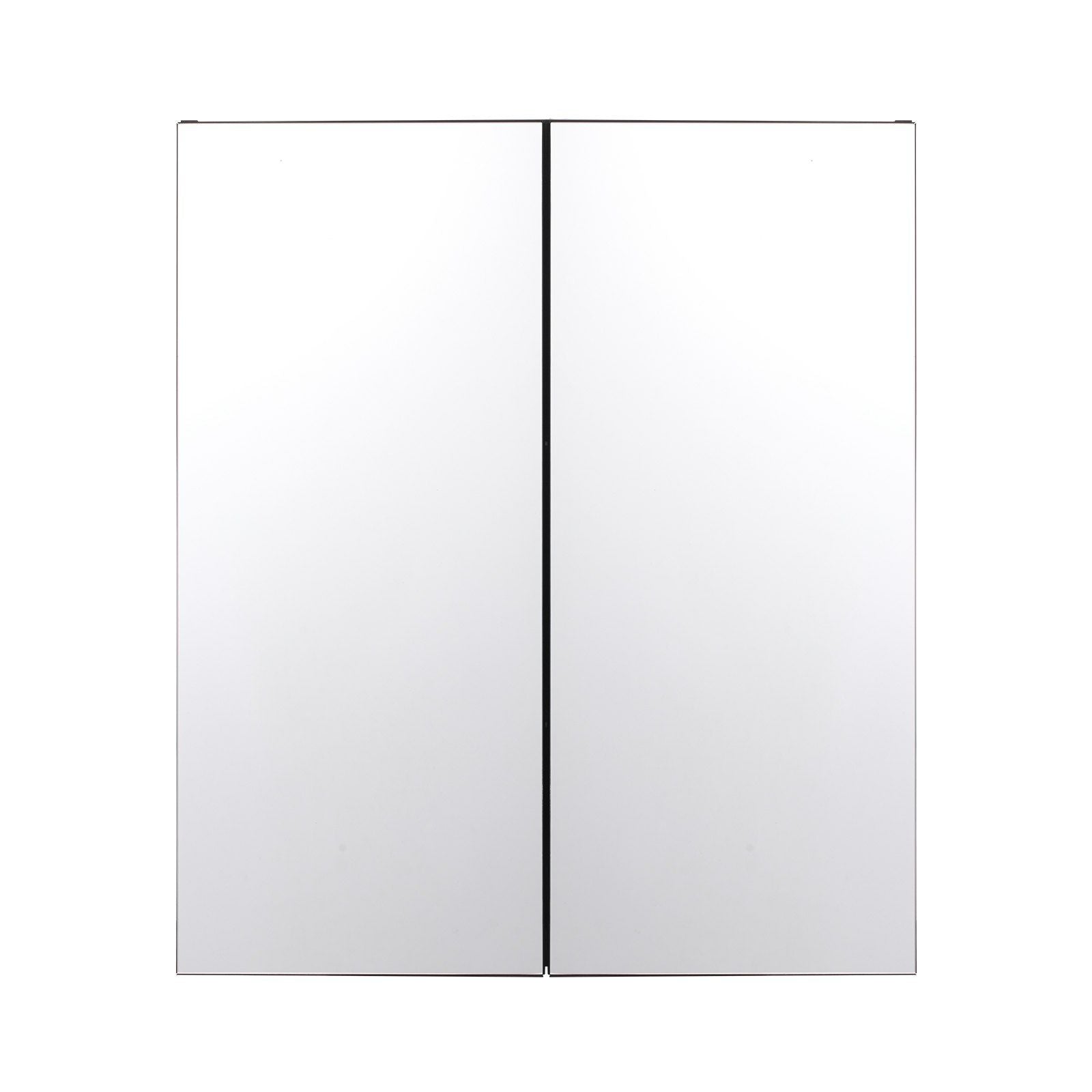 Medicine Cabinet, 26 x 30 inch, Medicine Cabinet for Bathroom with Mirror,  Aluminum Frame Bathroom Wall Cabinet, 2-layer Adjustable Shelves, Recessed & Wall-mounted Installation