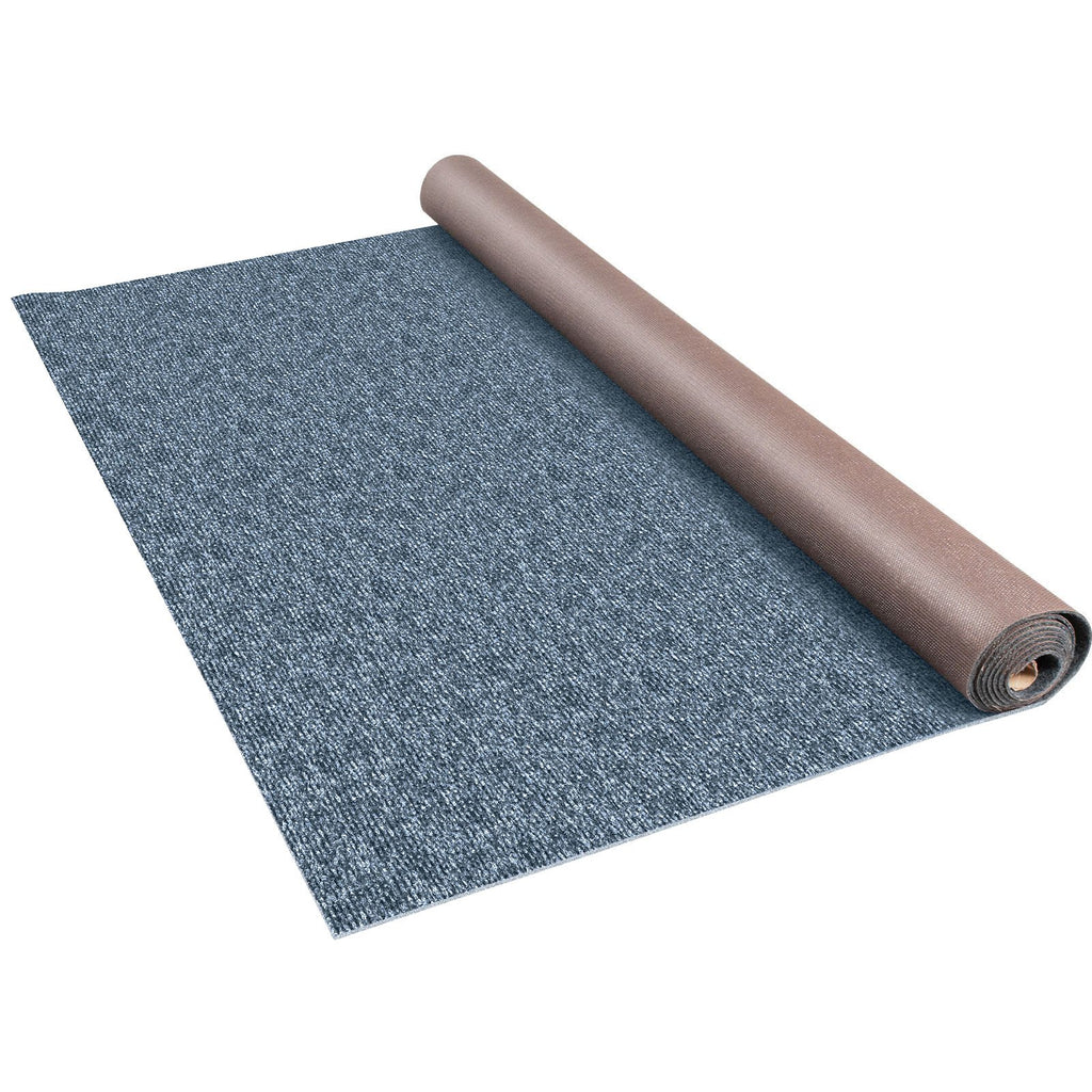 Gray Marine Carpet 6 ft x 39.3 ft Marine Carpeting Marine Grade Carpet for Boats with Waterproof Back Outdoor Rug for Patio Porch Deck Garage Outdoor Area Rug Runner Anti-Slide Porch Rug,1.8x12m