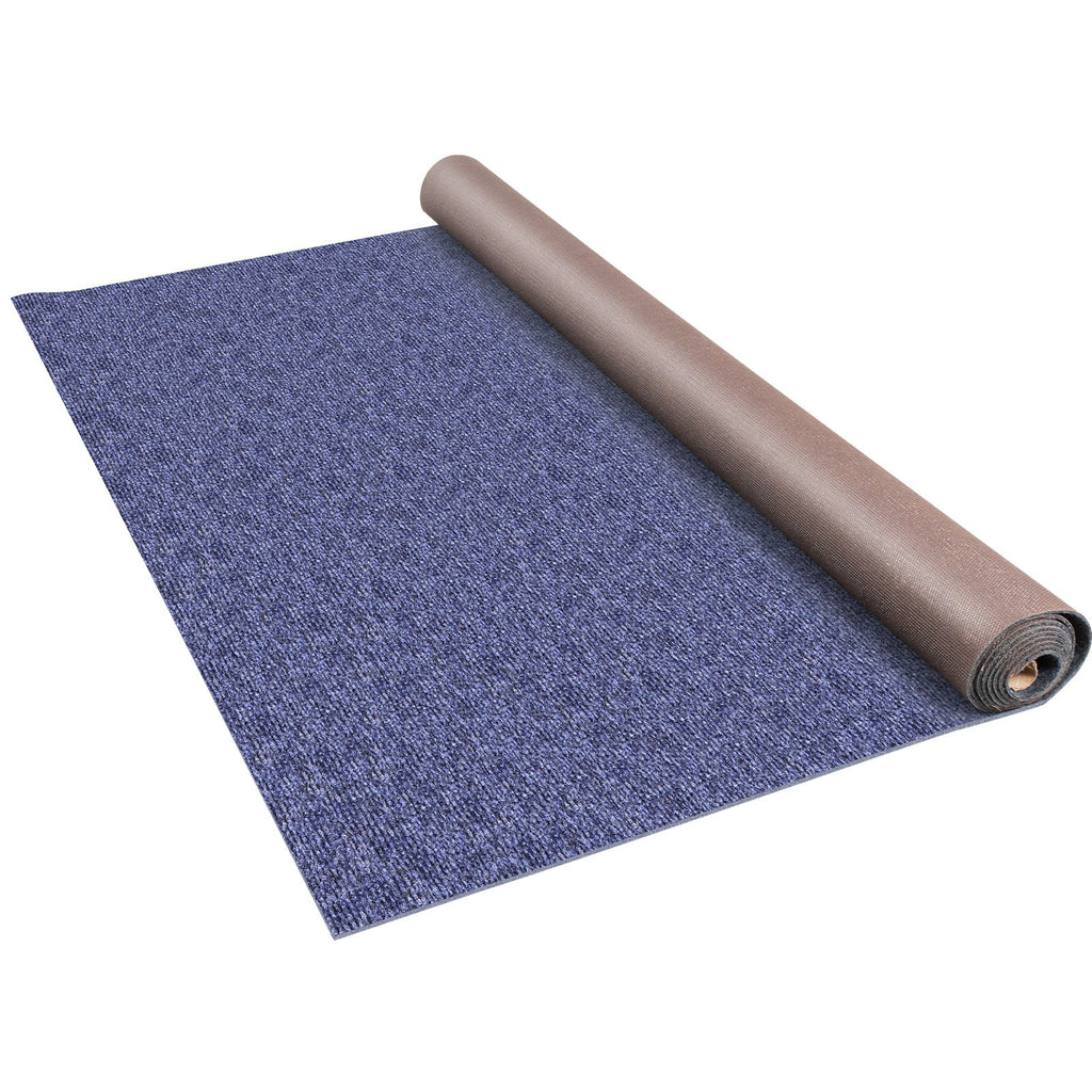 Deep Blue Marine Carpet 6 ft x 29.5 ft Marine Carpeting Marine Grade Carpet for Boats with Waterproof Back Outdoor Rug for Patio Porch Deck Garage Outdoor Area Rug Runner Non-Slide Porch Rug, 1.8x9m