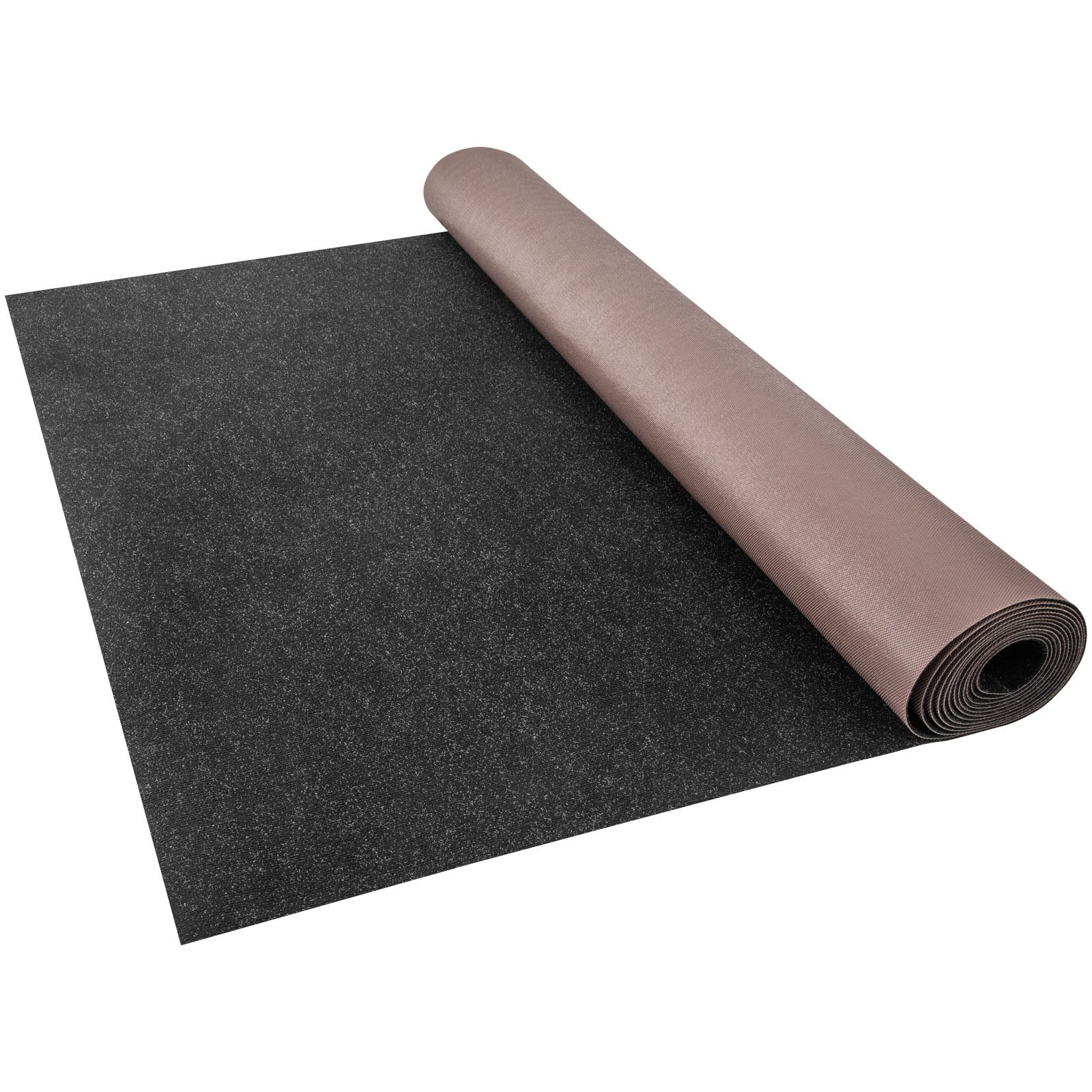 Bass Boat Carpet Cutpile Marine Carpet 6 x 13 ft Charcoal Black In/Outdoor