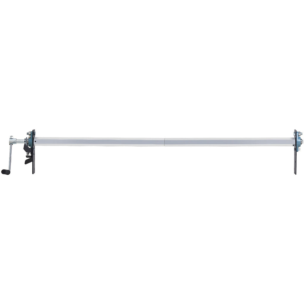 Hand Crank Tarp Roller Kit, 1.6-2.6 m Wide, Aluminum Alloy, Manual Cab Level Dump Truck Tarp Roller with 17.8 cm Sponge-Wrapped Handle, Perfect for Dump Trucks, Trailers, Trash Haulers (No Tarp)