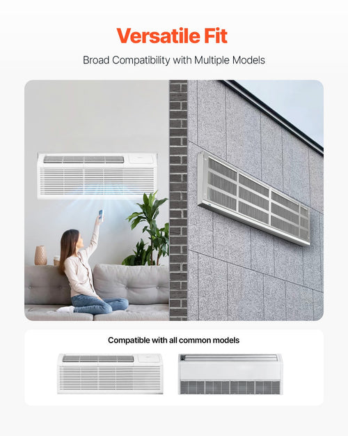 Air Conditioner Wall Sleeve with Exterior Grille – 42-inch
