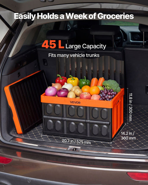 3-Pack 45L Collapsible Storage Bins