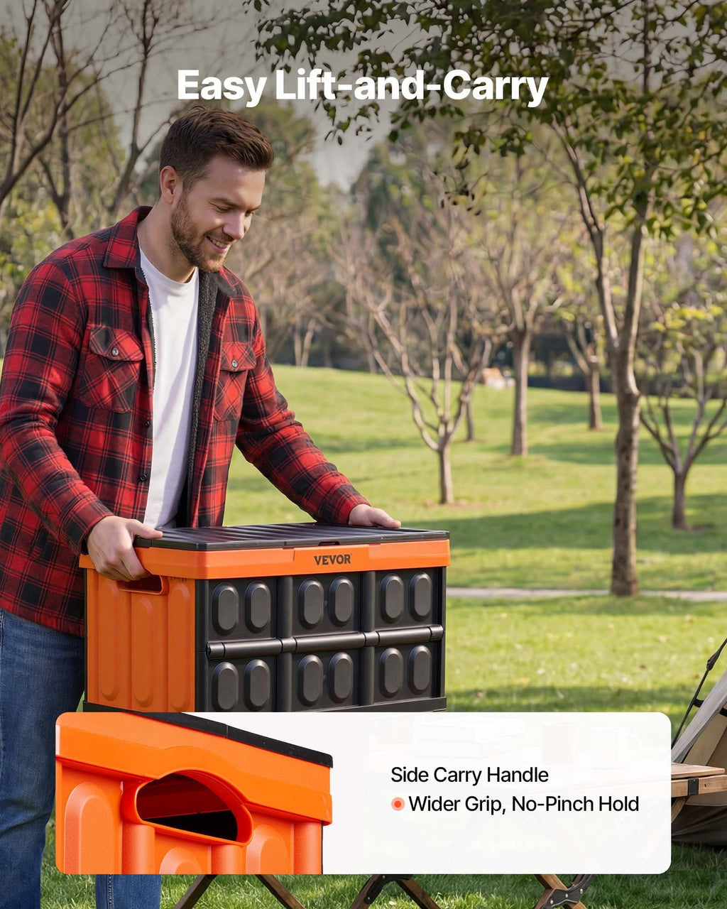 3-Pack 45L Collapsible Storage Bins
