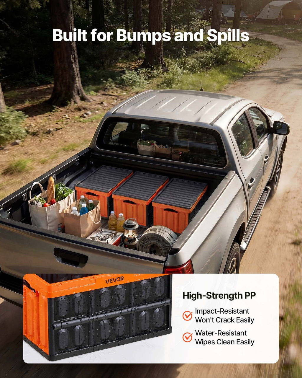 3-Pack 45L Collapsible Storage Bins