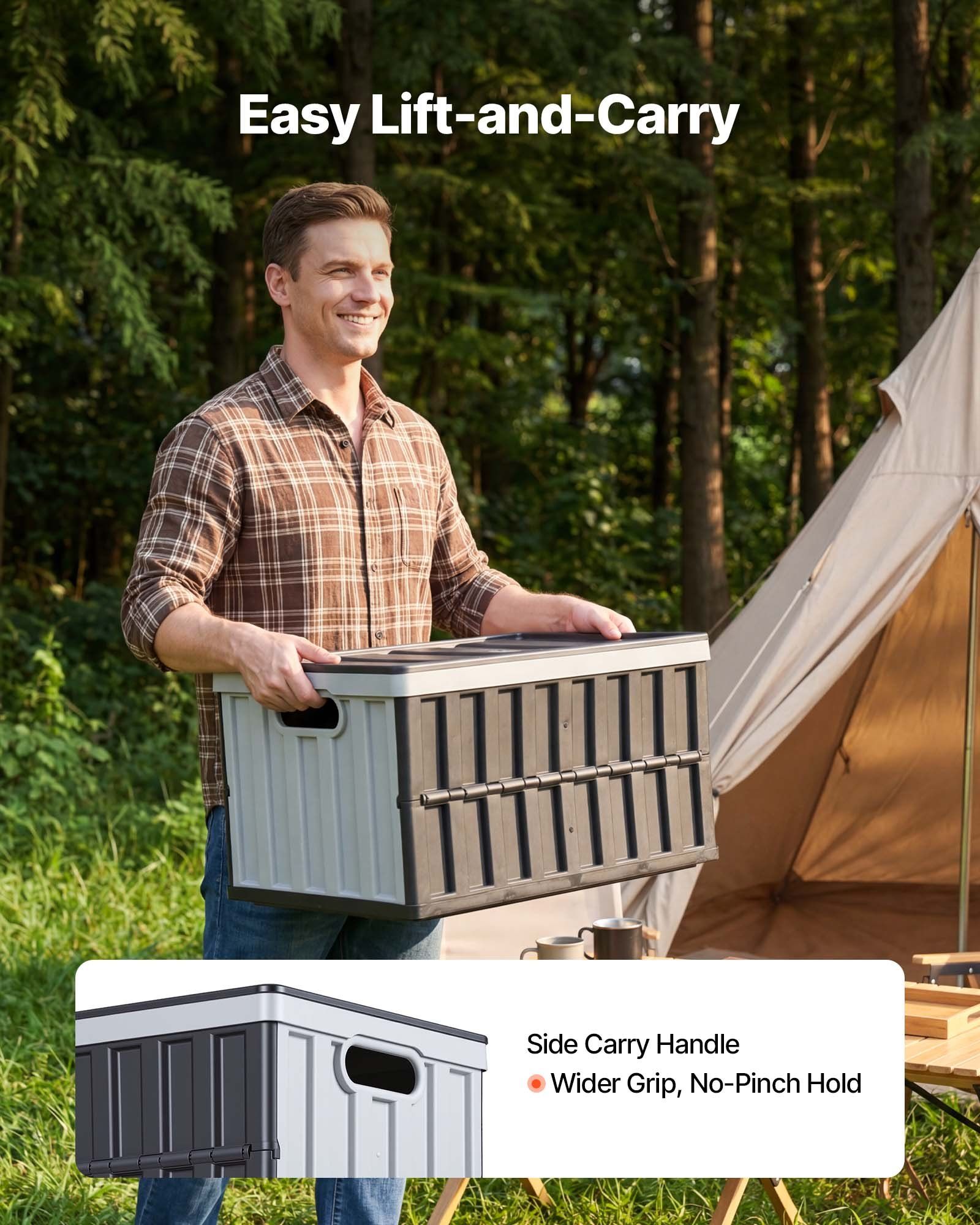 2-Pack 65L Collapsible Storage Bins