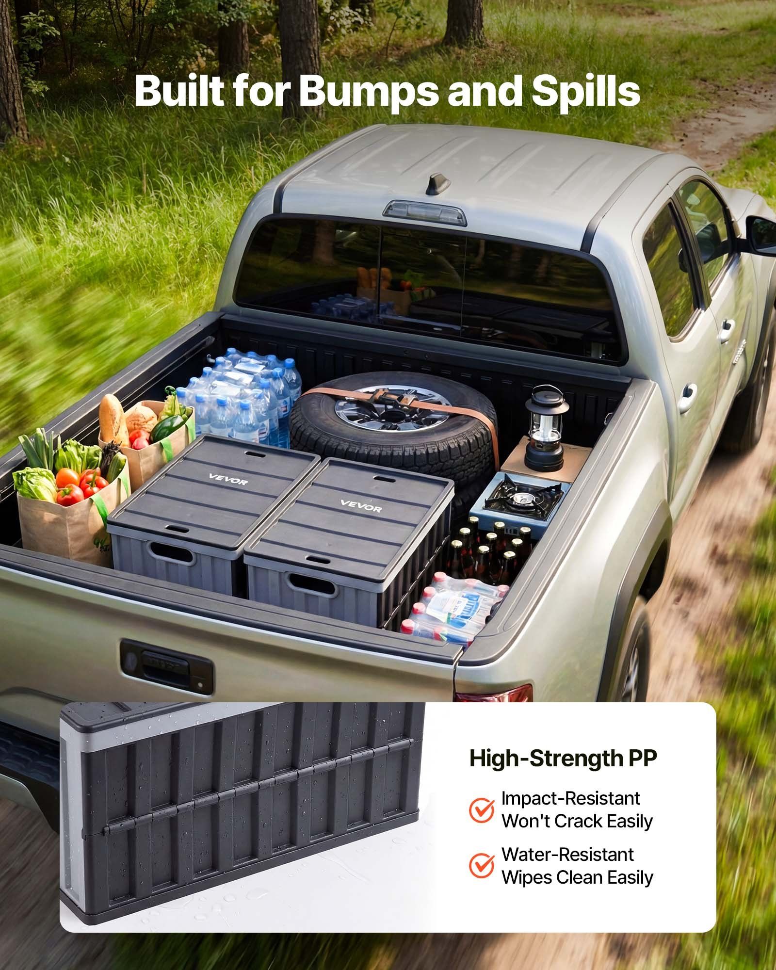 2-Pack 65L Collapsible Storage Bins