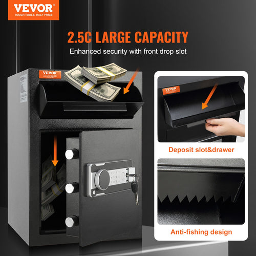 2.5 cu ft Electronic Depository Safe