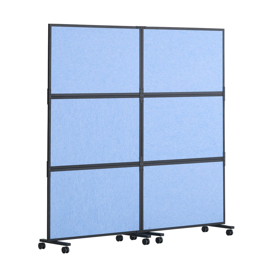 Acoustic Room Divider Panels – 2 Pack, Indigo Blue
