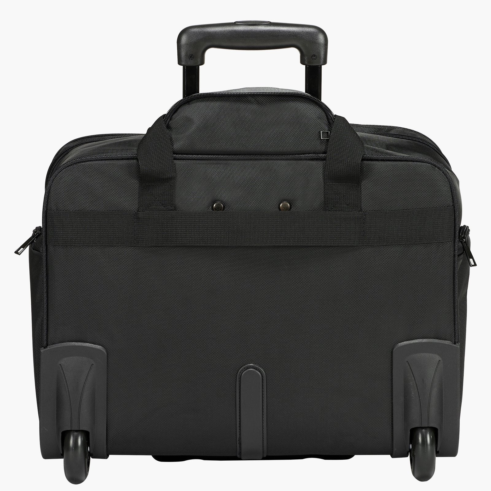 Rolling Laptop Bag 43.94 cm Wheeled Computer Bag for Women & Men Black