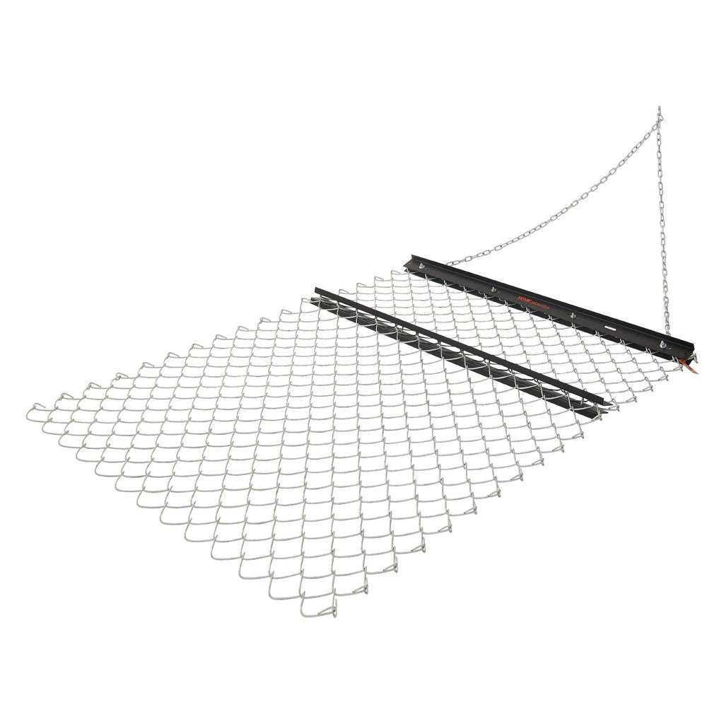 Drag Harrow 4 x 5 ft Chain Harrow Lawn Rake ATV UTV Tractor Attachments