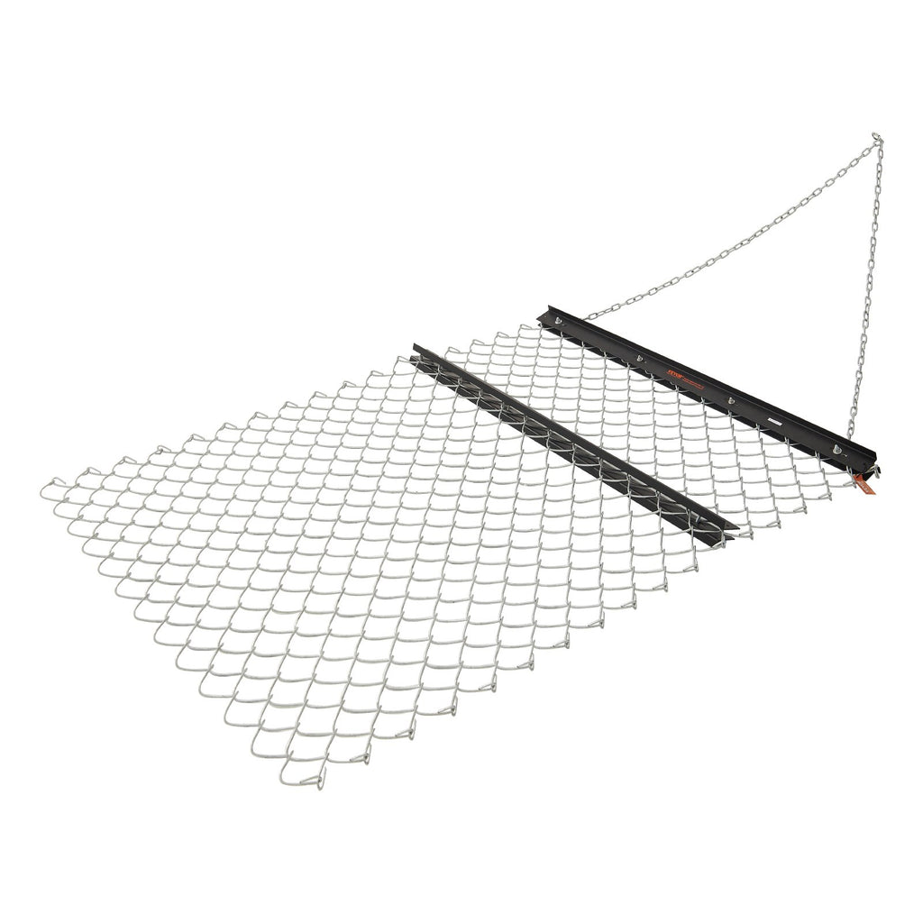 Drag Harrow 4 x 5 ft Chain Harrow Lawn Rake ATV UTV Tractor Attachments