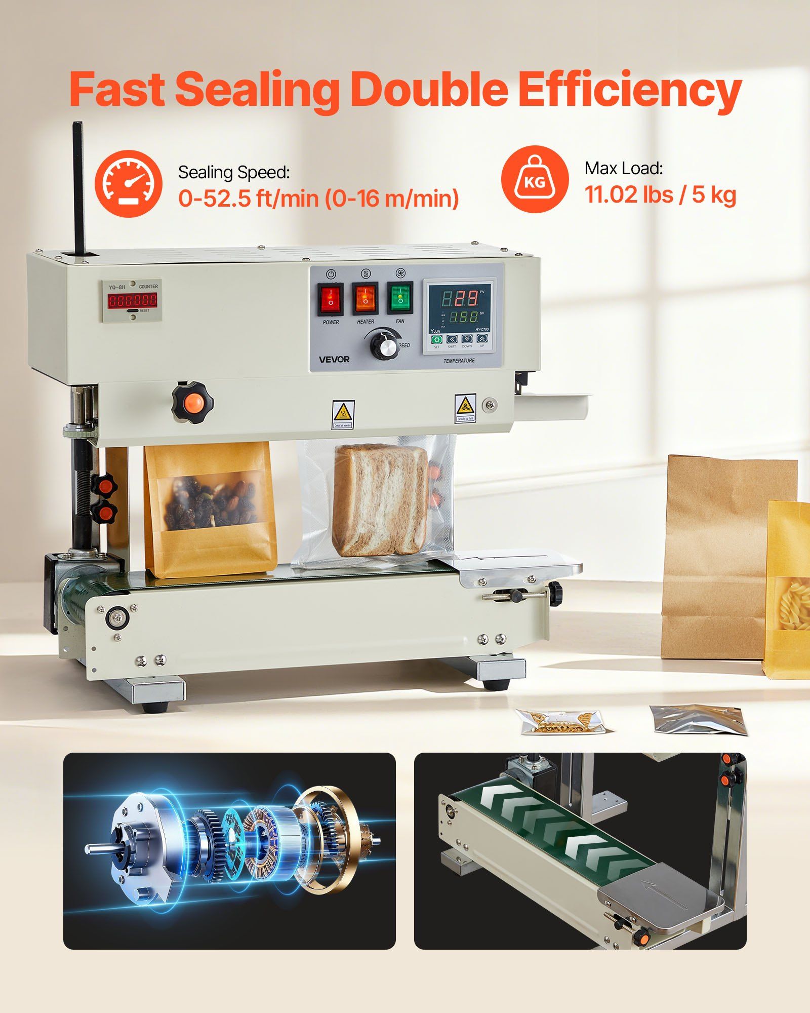 Continuous Band Sealing Machine