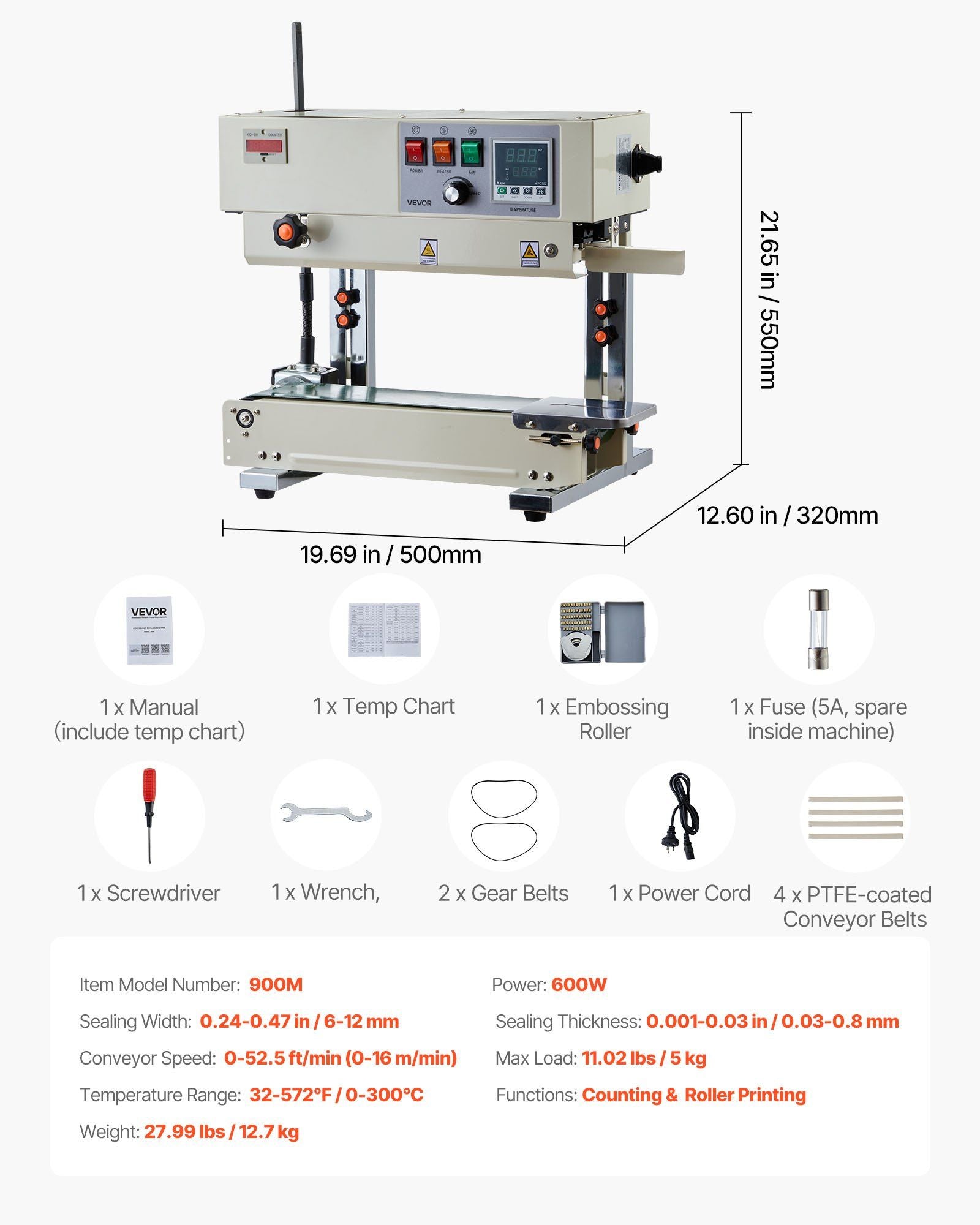 Continuous Band Sealing Machine