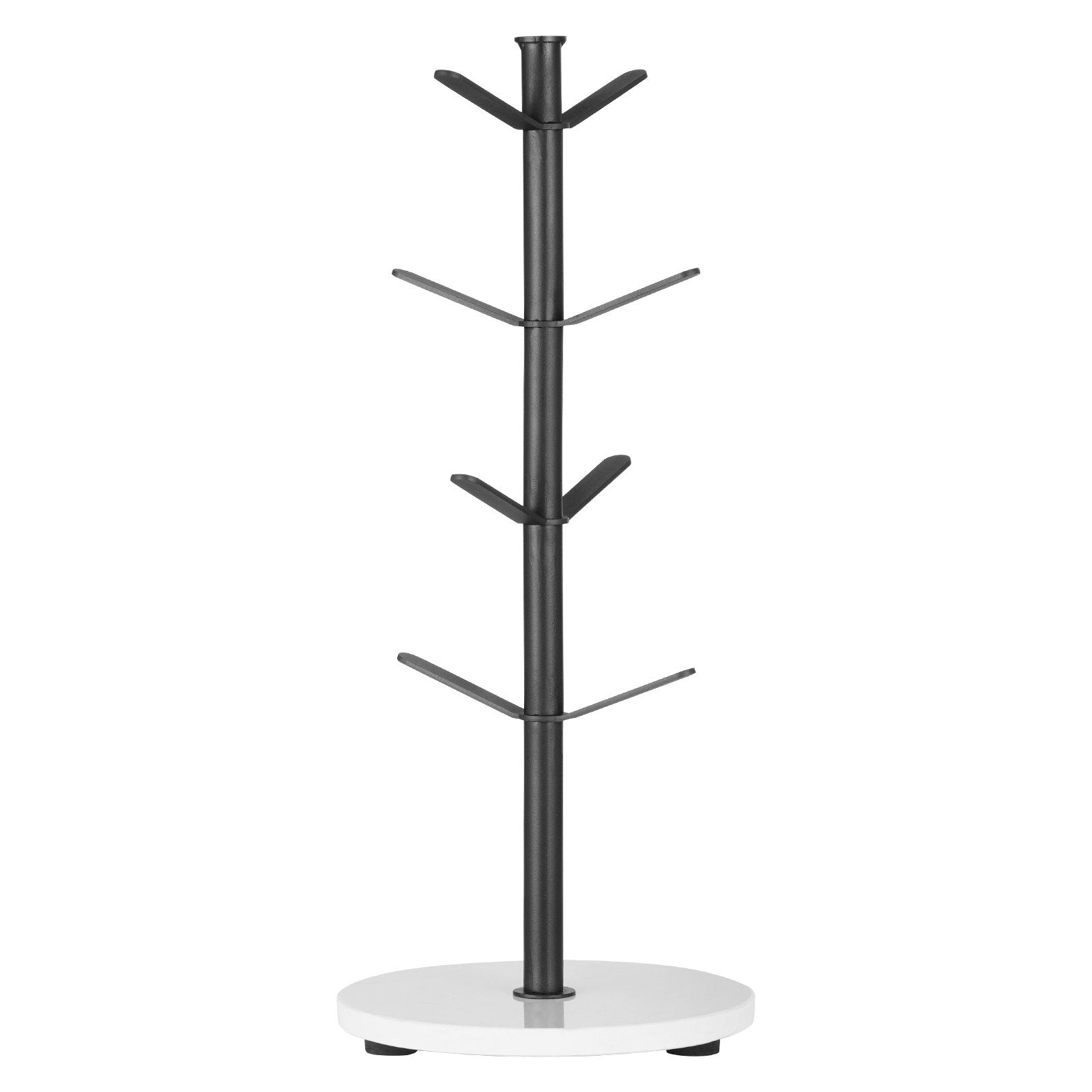 Mug Holder Tree with Marble Base 8 Hooks Cup Tree Rack for Counter Kitchen