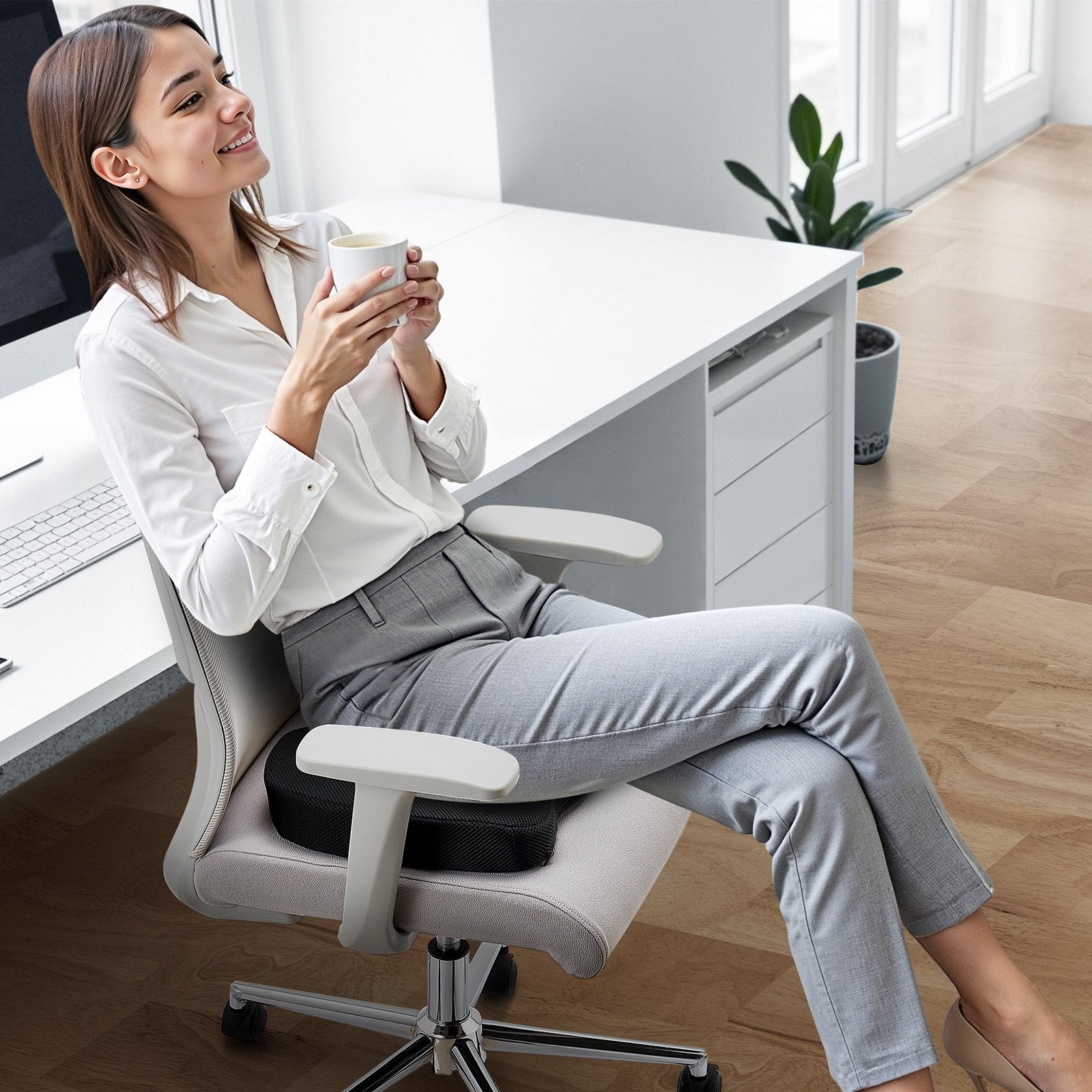 Cooling Gel Memory Foam Seat Cushion