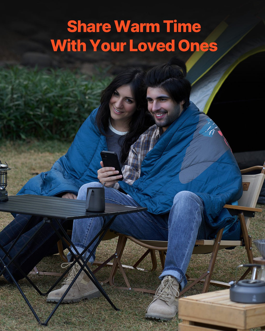 Wearable Camping Blanket – 190 × 132 cm