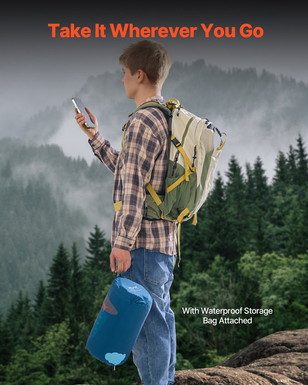 Wearable Camping Blanket – 190 × 132 cm