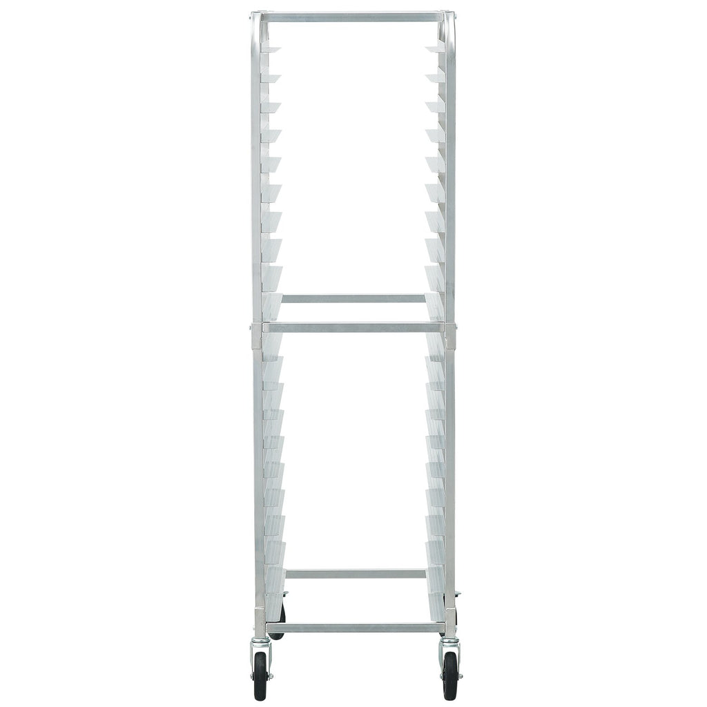 Bun Pan Rack, 20-Tier Commercial Bakery Racks with Brake Wheels, Aluminum Racking Trolley Storage for Half & Full Sheet, Speed Rack For Kitchen Home, Bread Baking Equipment, 660x517x1767 mm