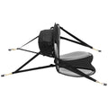 Kayak Seat, 1 Pack 31 mm Thick, Universal Paddle Board Seat with Back Support, Sit-on-Top Soft Padded Cushion with Storage Bag & Adjustable Straps for SUP, Fishing/Inflatable Kayak, Rowboat