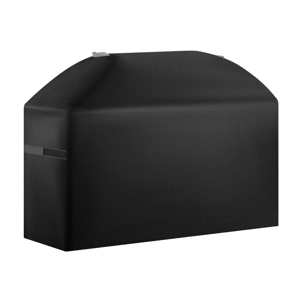 Grill Cover, 63 inch BBQ Covers for Outdoor Grills, Waterproof, Fade Resistant, Weather Resistant Heavy Duty 600D Polyester, Easy On/Off, with Hook-and-Loop Straps, Black