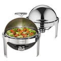 2-Pack 5.5L Roll-Top Chafing Dishes