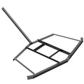 Driveway Drag, 76.57" Width Tow Behind Drag Harrow, Q235 Steel Driveway Grader with Adjustable Bars, Support up to 50 lbs, Driveway Tractor Harrow for ATVs, UTVs, Garden Lawn Tractors