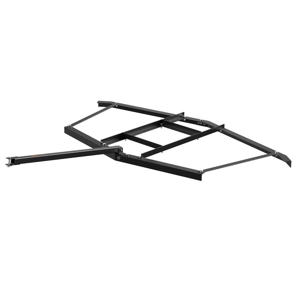 Driveway Drag, 76.57" Width Tow Behind Drag Harrow, Q235 Steel Driveway Grader with Adjustable Bars, Support up to 50 lbs, Driveway Tractor Harrow for ATVs, UTVs, Garden Lawn Tractors