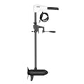 Electric Trolling Motor, Transom Mounted Outboard Boat Motors 12V 55lbs Thrust, 8-Speed Electric Boat Engine w/ Battery Indicator, for Kayaks, Fishing Boats on Freshwater/Saltwater, 30-In Shaft