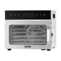 400W Food Dehydrator with 6 Stainless Steel Trays