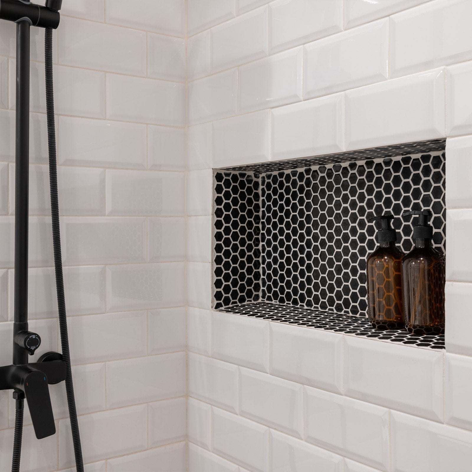 Shower Niche 40.6 x 50.8 x 10.2 cm Recessed Wall Divider Shelf Bathroom